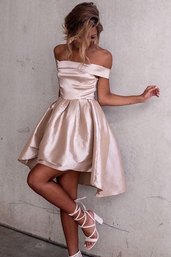 silk homecoming dress